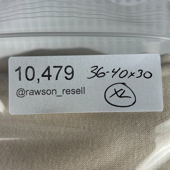 LRG Jogger Sweatpants XL Cream Tan NWT Tapered Pocket Drawstring Streetwear - Picture 9 of 9